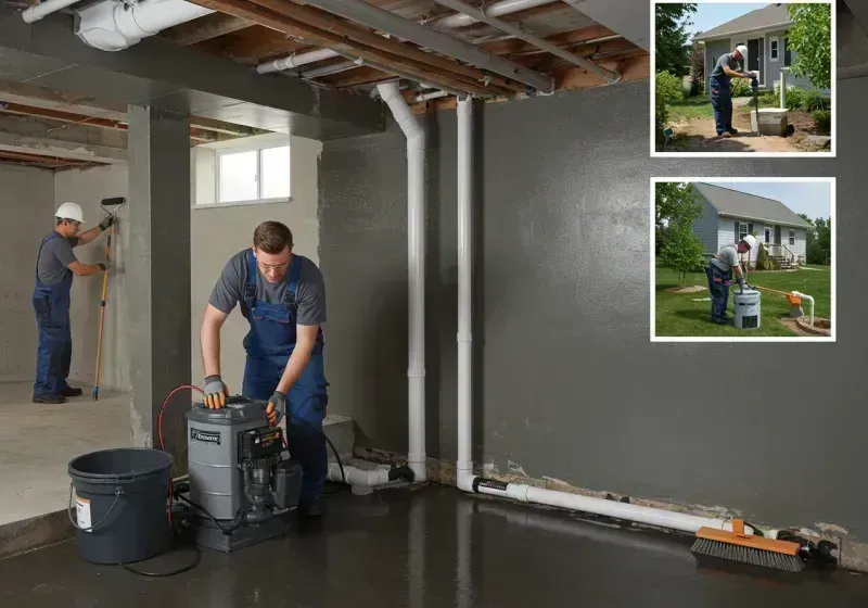 Basement Waterproofing and Flood Prevention process in Marked Tree, AR